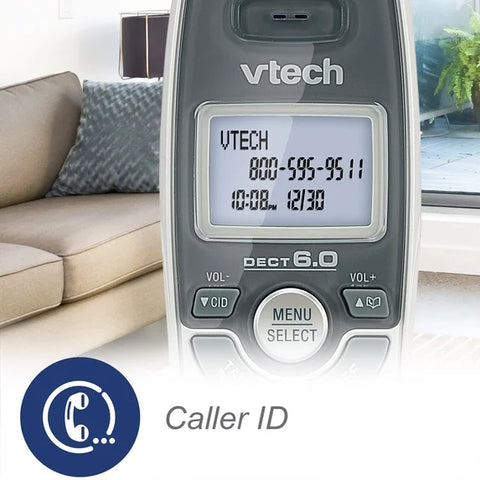 VTech CS6114 DECT 6.0 Cordless Phone System (without Digital Answering System)
