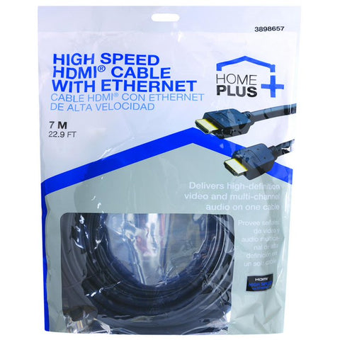 Home Plus 22.9 Ft. L High Speed Cable with Ethernet HDMI