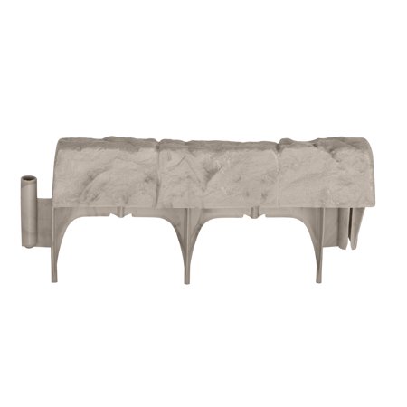 Suncast Taupe Marble Resin Attachable Lawn Edging 10 L Ft. X 5.75 H in