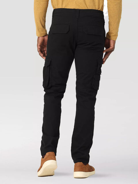 Wrangler Men's Flex Tapered Cargo Pant – Black | 36x32
