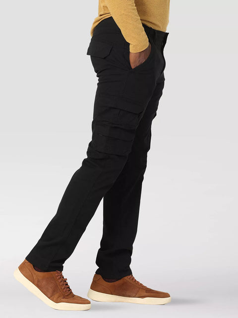 Wrangler Men's Flex Tapered Cargo Pant – Black | 36x32