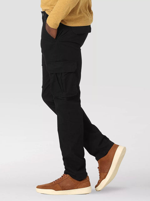 Wrangler Men's Flex Tapered Cargo Pant – Black | 36x32