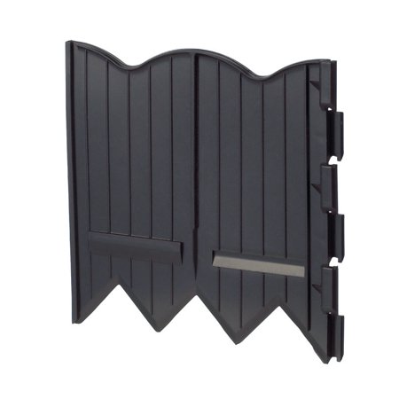 Master Mark Black Plastic Poundable Lawn Edging 20 L Ft. X 6 H in