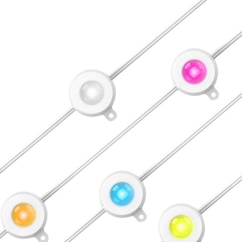 Feit Electric Starter Kit LED Smart-Enabled Permanent Color Changing String Lights, Multicolored, 50 Ft. - 30 Lights