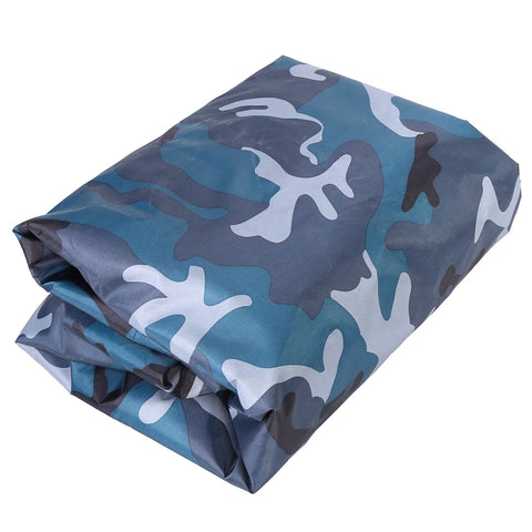 14.8 Ft Waterproof Kayak & Canoe Cover for 11.8–13.1 Ft Boats, Ocean Camouflage