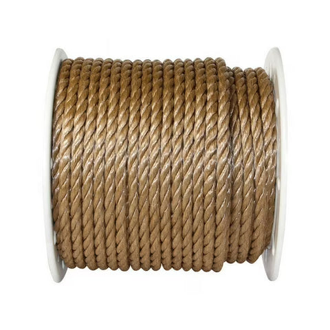 Wellington Twisted Poly Rope Spool – 1/2" x 200 Ft., Brown (J3232S0300S)