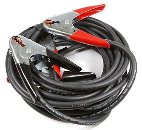 Heavy Duty Battery Jumper Cables, 2 Gauge Copper Cable X 20ft