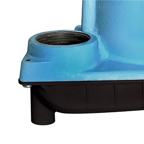 Little Giant 1/3 HP 2,760 GPH Cast Iron Diaphragm Switch Submersible Sump Pump, 10 Ft Cord