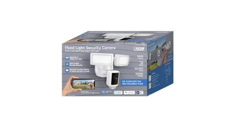 Feit Smart Home Motion-Sensing Hardwired LED White Smart-Enabled Security Floodlight