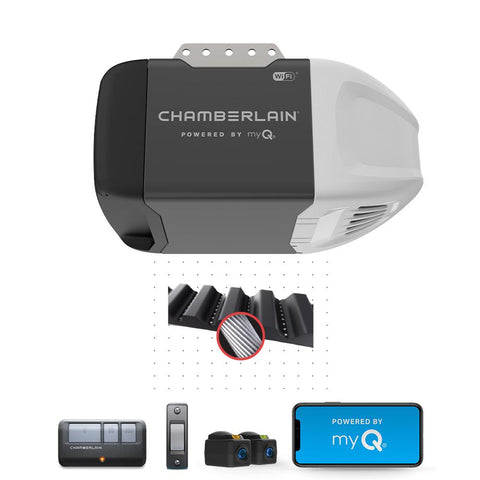 Smart Enabled 0.5 HP Belt Drive WiFi Compatible Smart-Enabled Garage Door Opener