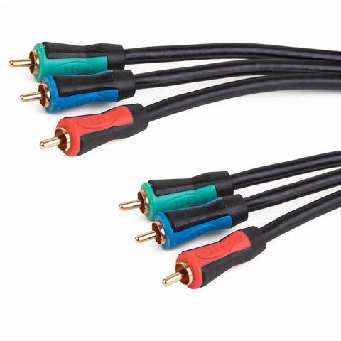 Monster Jhiu 140057-00 6 ft. Component Video Cable - Black