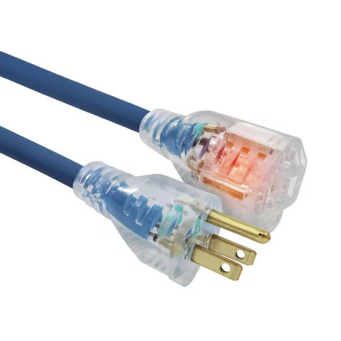 Ace Outdoor 50 Ft. Extension Cord 16/3 SJOW – Blue