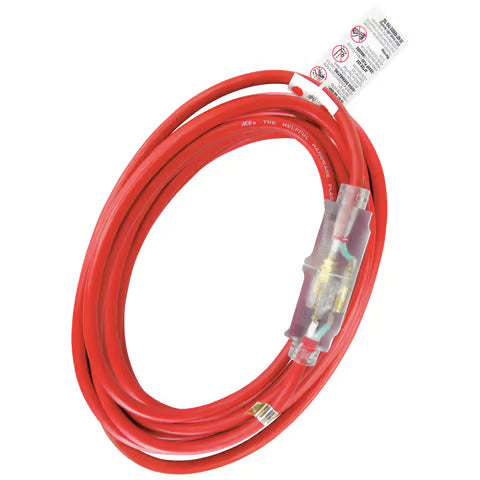 Ace Outdoor 25 Ft. Extension Cord 14/3 SJTOW – Red