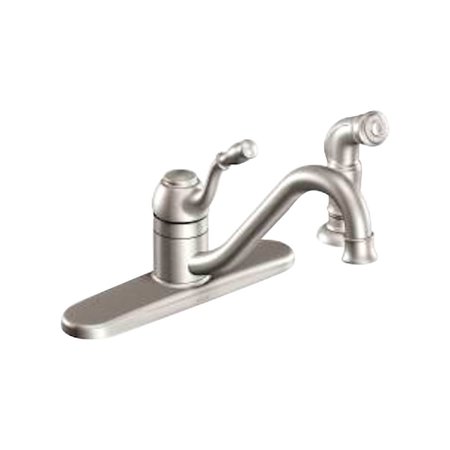 Moen Lindley Single-Handle Kitchen Faucet with Side Spray – Spot Resist Stainless