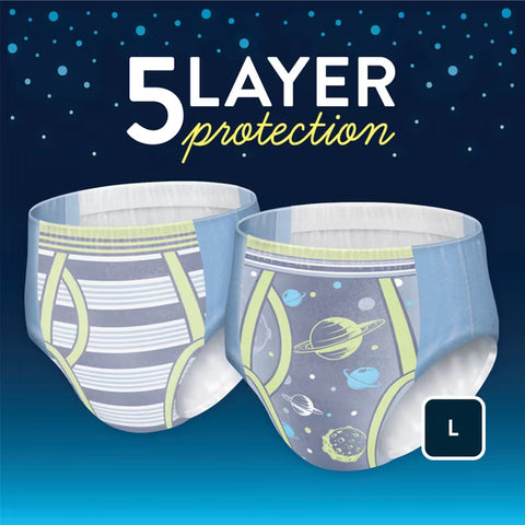 Goodnites Overnight Underwear for Boys, Large (68–95 lb), 58 Count