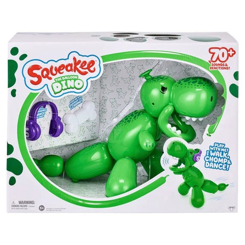 Squeakee the Balloon Dino, Interactive Dinosaur Pet Toy, 70+ Sounds & Reactions