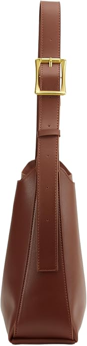 Leather Bucket Bags For Women,Slouchy Shoulder Bag Purses Hobo Tote Bags with Wallet
