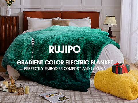 Forest Green Heated Blanket 84 x 20