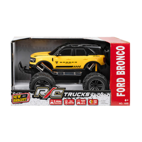 Bright R/C Ford Bronco Remote Control Truck – Full Function, 100' Range, 30 Min Run Time