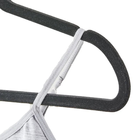 Better Homes & Gardens Velvet Clothing Hangers 100 Pack – Black Non-Slip Space Saving