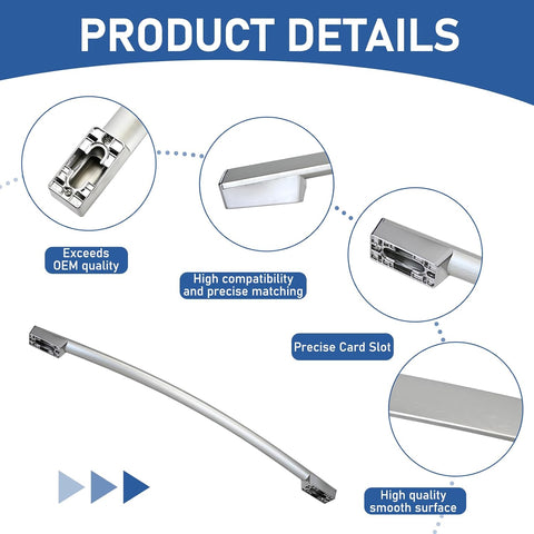 WR12X36386 Refrigerator Freezer Handle Stainless Steel Replacement for GE