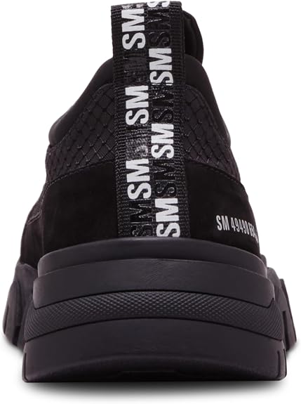 Steve Madden Men's CHASELY Sneaker, Black/Black, Size 10