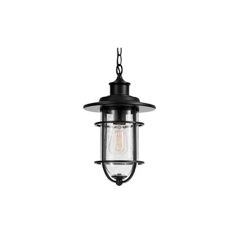 Globe Electric Turner Matte Black 1 Light Pendant Light