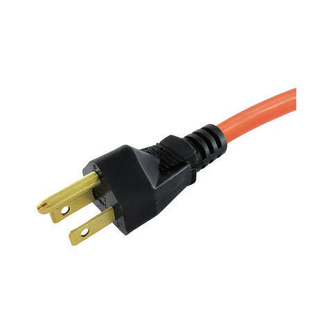 Ace Indoor/Outdoor 25 Ft. Triple Outlet Extension Cord 14/3 SJTW – Orange