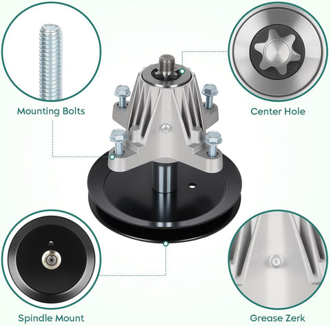 T1600 46-Inch Deck Spindle Assembly 618-06989 / 918-06989, 2-Pack