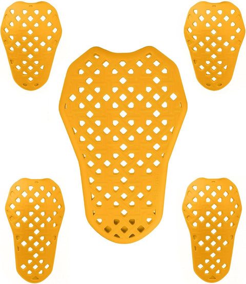 Espro 5-PC CE Level 2 Certified Armor Inserts Pad Motorcycle Protector for Jackets Pants Replacement Pads