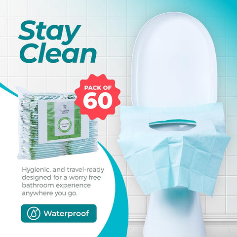X-Large Disposable Toilet Seat Covers – 60 Pack