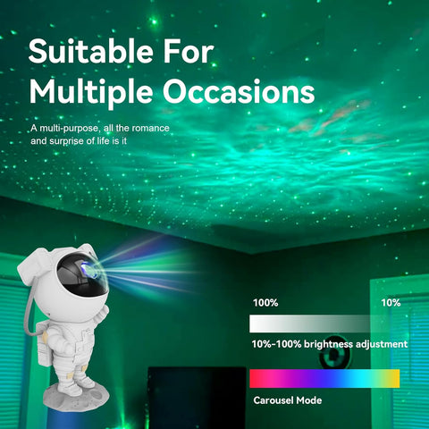 Star Projector Galaxy Night Light - Astronaut