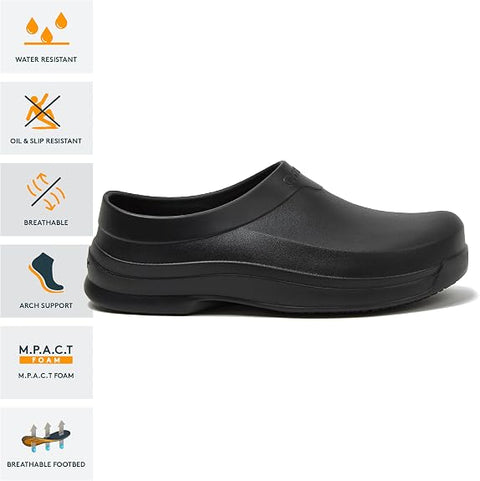 TredSafe Adult Unisex Caspian Slip Resistant Clogs