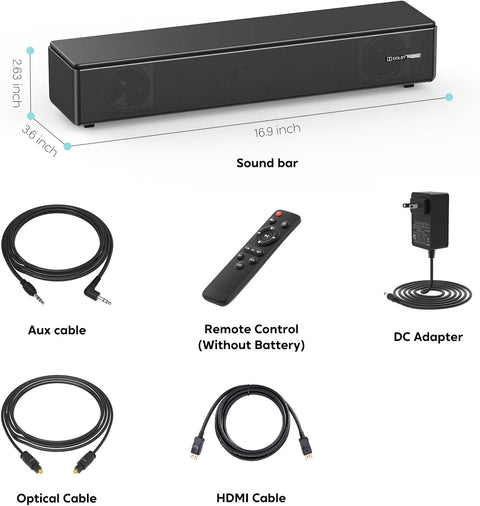 GCZ dolby audio 15.5inch sound bar