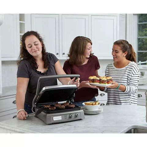 Cuisinart GR-150 Griddler Deluxe, Brushed Stainless