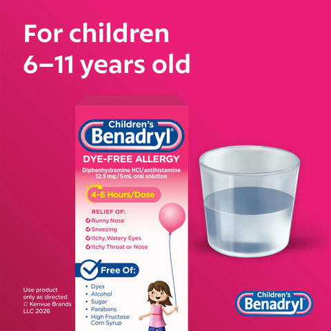 Children's Benadryl - BB 8/2026 - 3 Pack