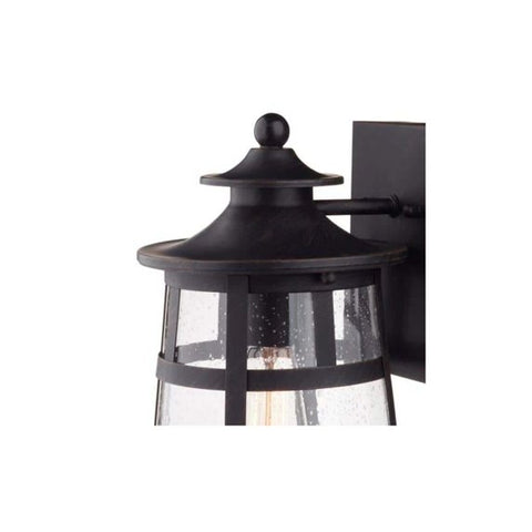 Globe Electric Vintage 1-Light Natural Bronze Ezekiel Wall Sconce