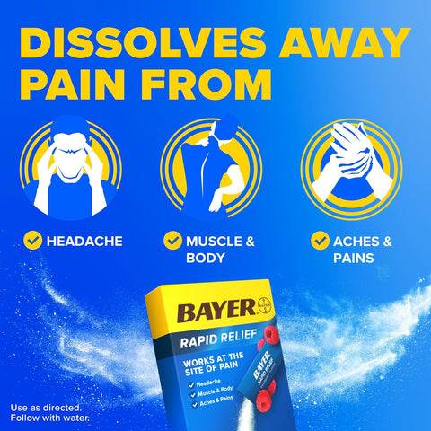 Bayer Rapid Relief - BB 8/2027 - 3 pack