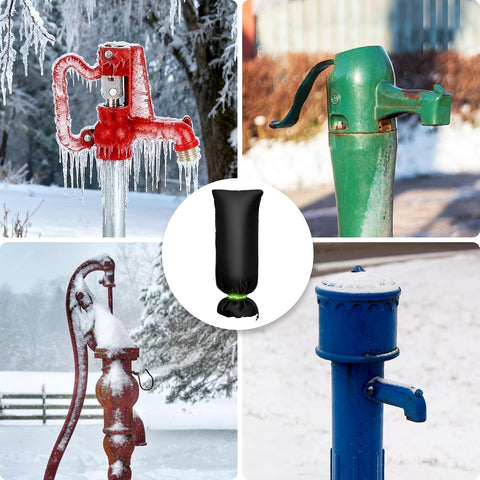 Bonviee Outdoor Faucet Covers for Winter – Insulated Freeze Protection, 35"H x 15"W (2-Pack)