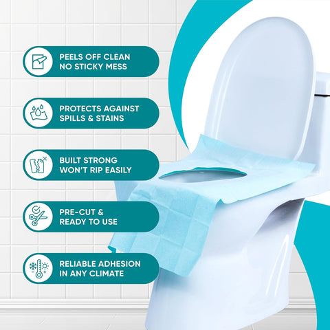 X-Large Disposable Toilet Seat Covers – 60 Pack