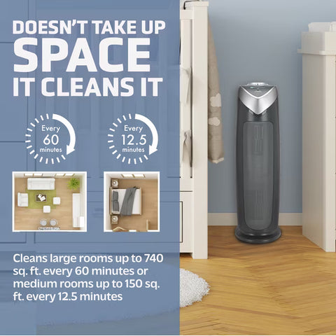 GermGuardian AC4820 Air Purifier with HEPA Filter – 740 Sq Ft Coverage