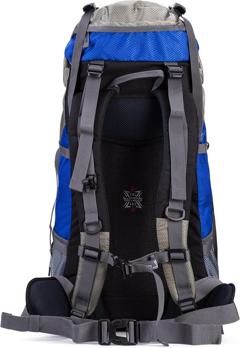 45L+5L Hiking Backpack (Blue)