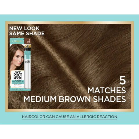 L'Oréal Paris Magic Root - 5 Medium Brown, 3 pack