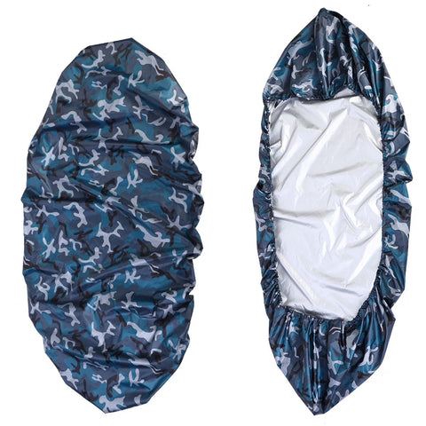 14.8 Ft Waterproof Kayak & Canoe Cover for 11.8–13.1 Ft Boats, Ocean Camouflage