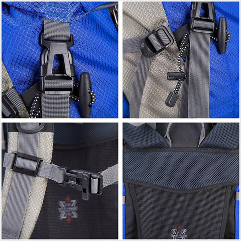 45L+5L Hiking Backpack (Blue)
