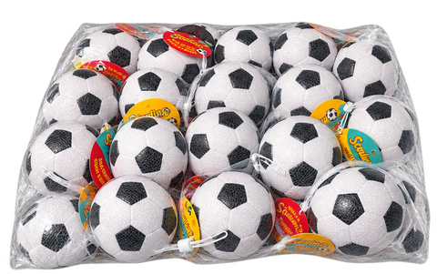 Squish-Eez Jumbo Sports 4" Soccer Ball Scented Slow Rising Squishy Toy – 20 Count