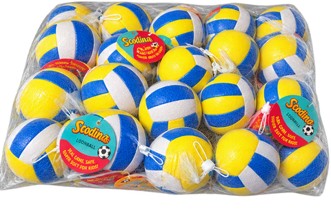 Squish-Eez Volleyball Scented Slow Rising Squishy Toy – 20 Count Replacement Pack