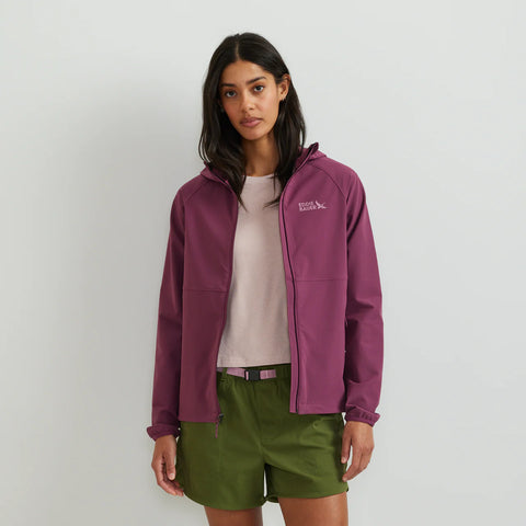 Women's Stratify Soft Shell Hoodie – Wine, Plus Size XL