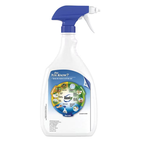 Roundup Weed & Grass Killer RTU Trigger Herbicide 24oz