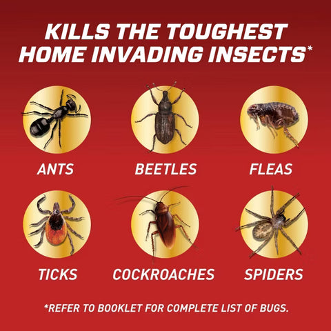Ortho Home Defense Insect Killer for Indoor & Perimeter RTU Wand: Kills Spiders, Liquid Formula - 128oz